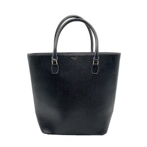 Kate Spade New York Black Pebbled Leather Shoulder Bag Gold Hardware Tote